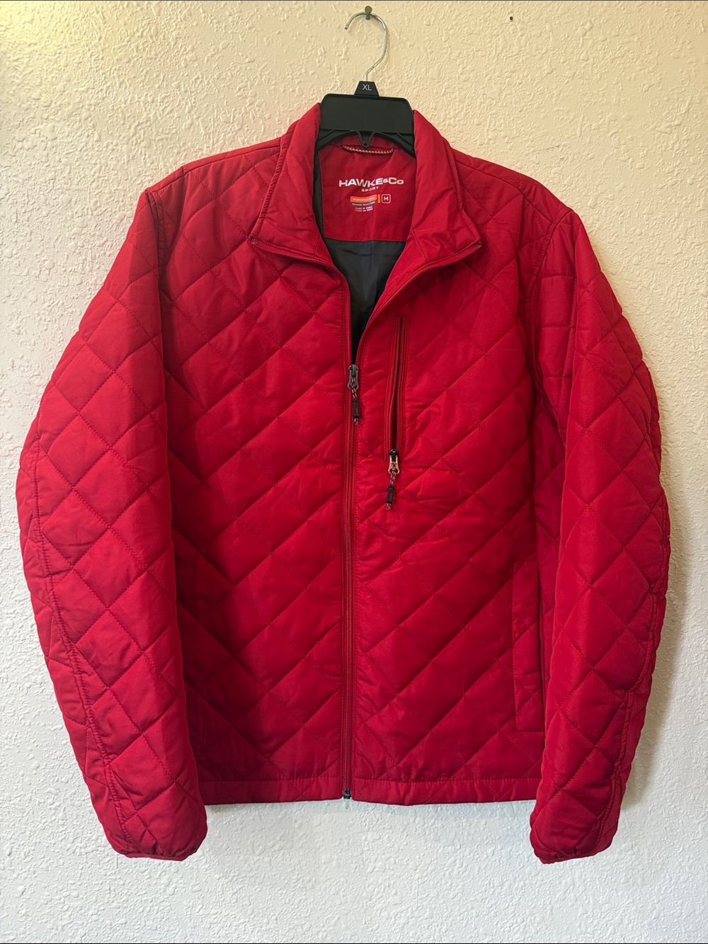Hawke & Co Red Quilted Puffer Jacket
